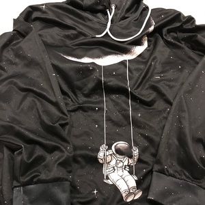 Dykfmily hooded spaceman sweatshirt